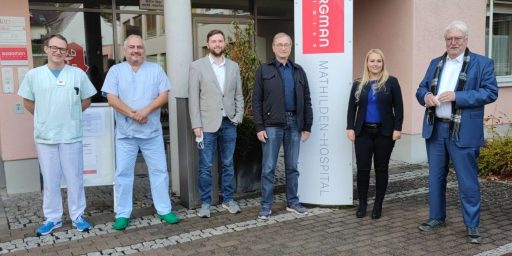 FDPPolitiker besuchen MathildenHospital Krankenhausstandort Büdingen